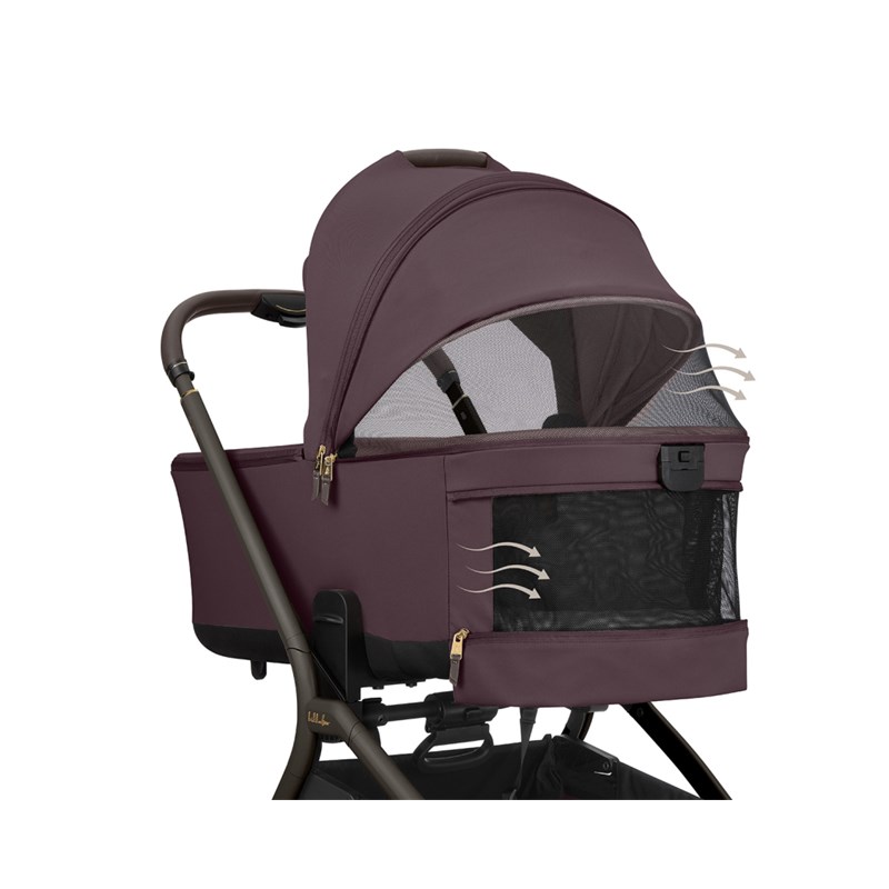 KIKKA BOO GOYA PLATINUM,KOLICA 2U1,MERLOT