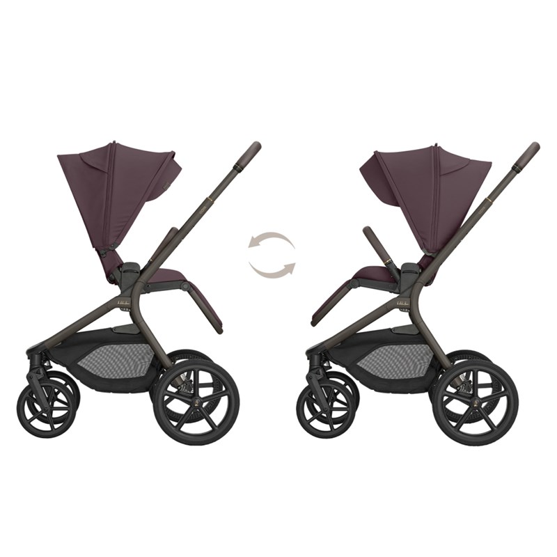 KIKKA BOO GOYA PLATINUM,KOLICA 2U1,MERLOT