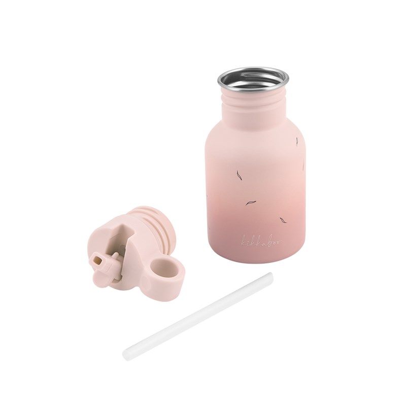 KIKKA BOO BOČICA SA SLAMKOM FLORA 350ML, BLUSH