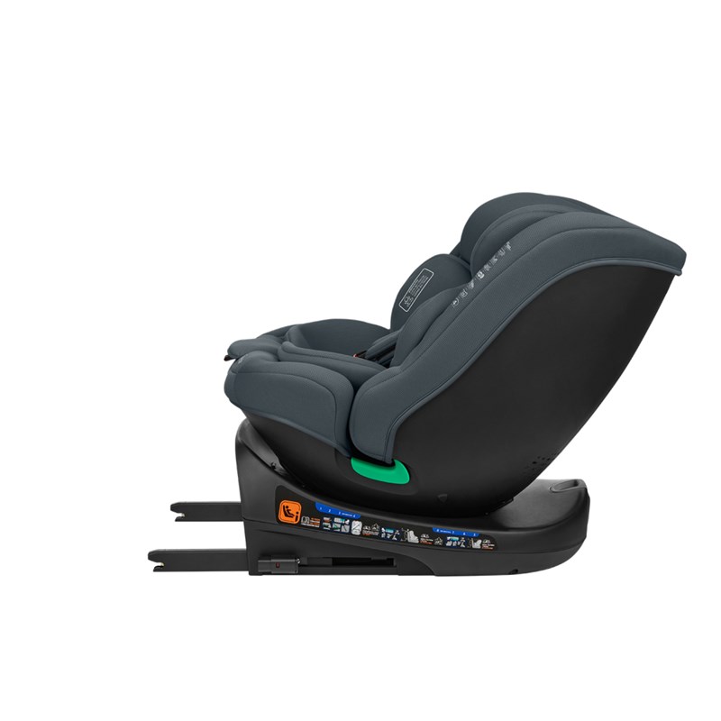 KIKKA BOO AUTOSJEDALICA I-ROUND,I-SIZE,40-150CM,DARK GREY