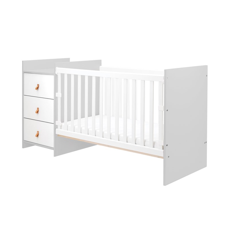 KIKKA BOO KREVETIĆ S KOMODOM ZA PRESVLAČENJE ILANA, GREY