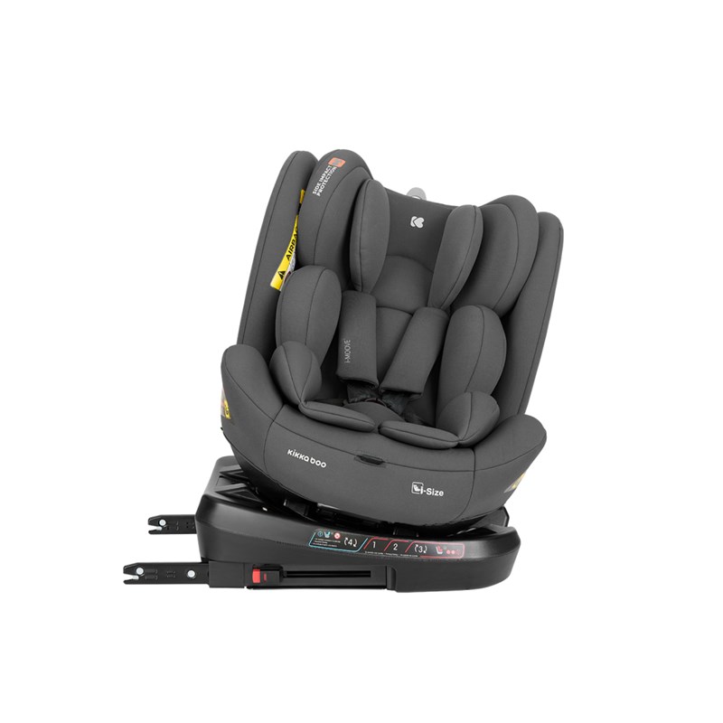 KIKKA BOO I-MOOVE 2,I-SIZE,AUTOSJEDALICA 40-150CM,DARK GREY