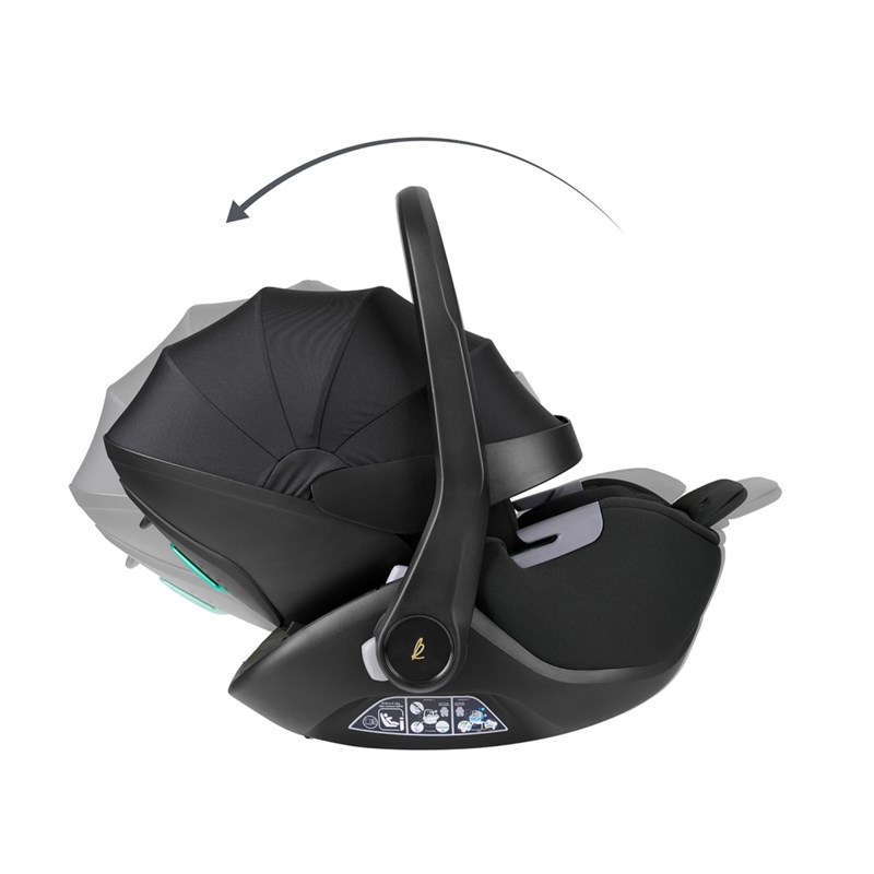 KIKKA BOO I-CLASS PLUS,I-SIZE,AUTOSJEDALICA 40-105CM,NOIR