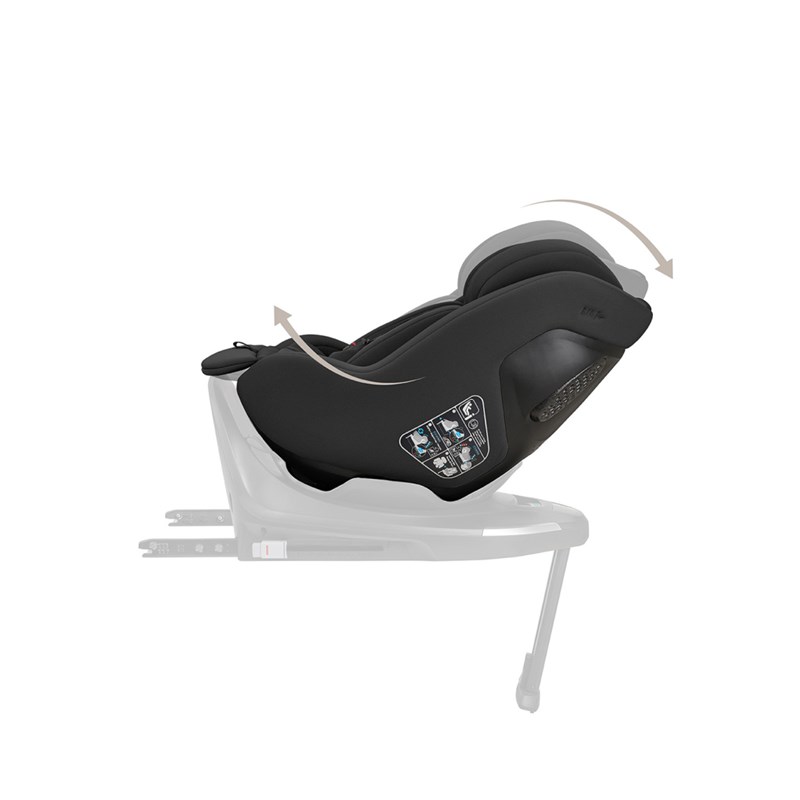 KIKKA BOO I-CLASS,I-SIZE,AUTOSJEDALICA 40-87CM,GOYA NOIR