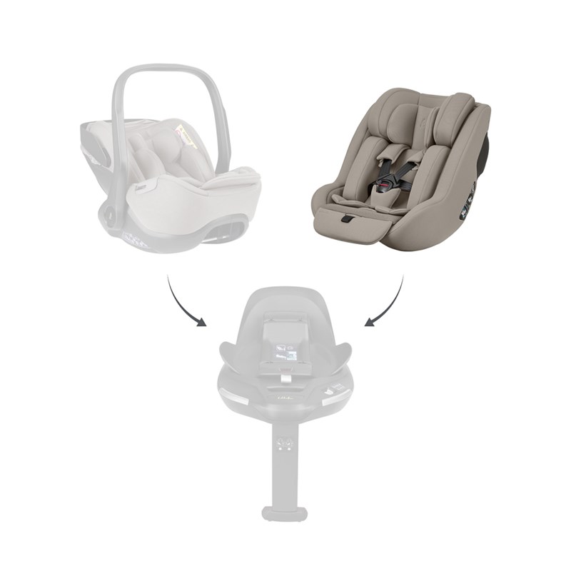 KIKKA BOO I-CLASS,I-SIZE,AUTOSJEDALICA 40-87CM,GOYA CHAMPAGN