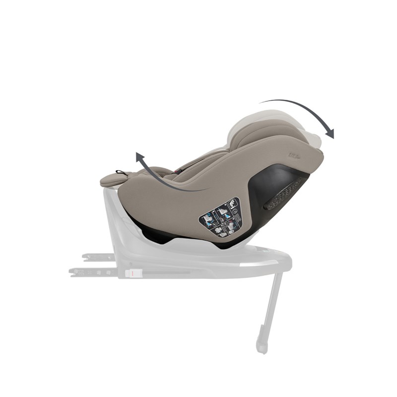 KIKKA BOO I-CLASS,I-SIZE,AUTOSJEDALICA 40-87CM,GOYA CHAMPAGN